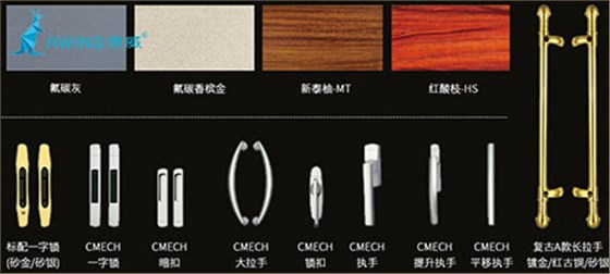 鋁合金門窗五金配件包括哪些？重要嗎？